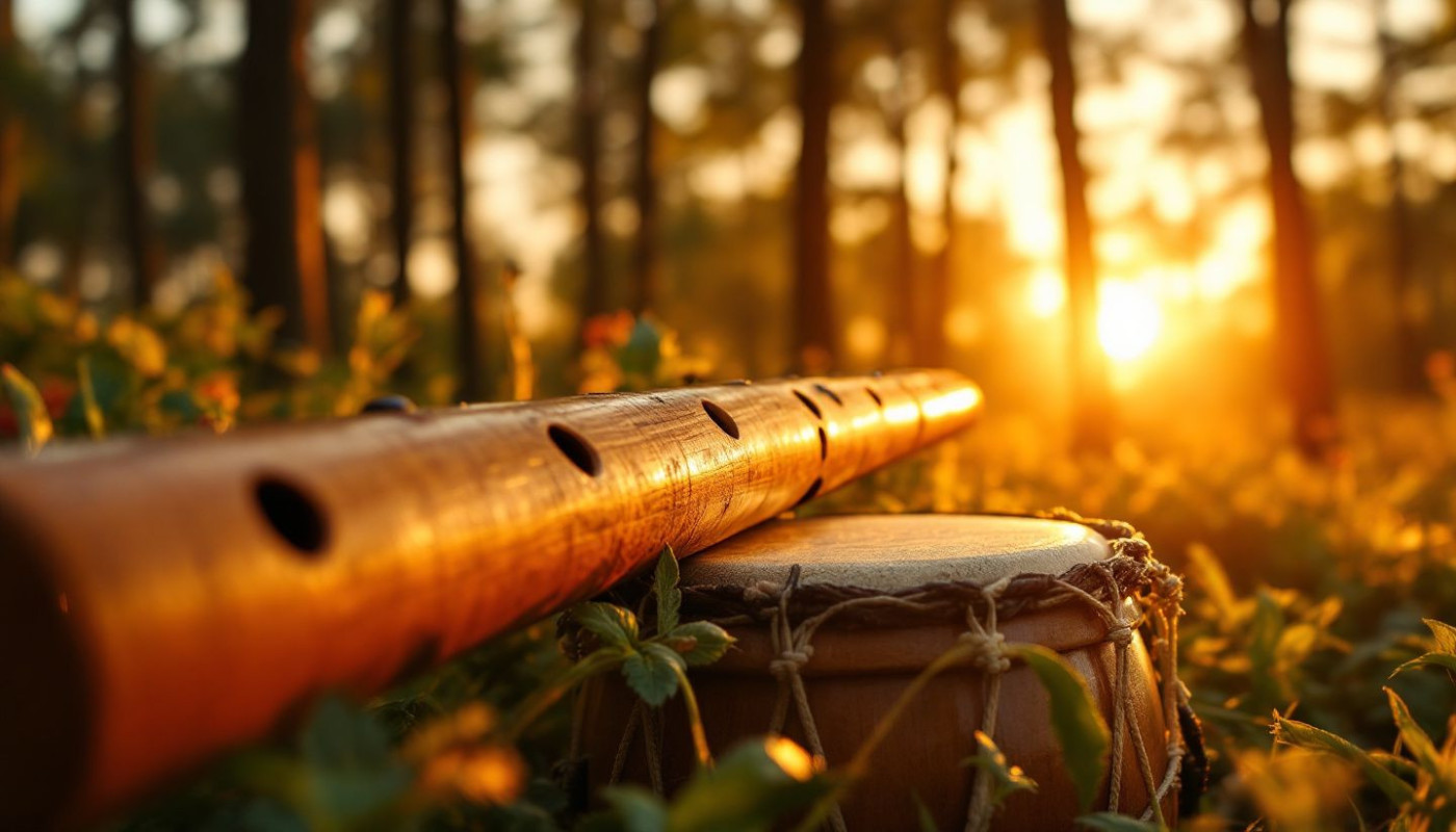 Comment les instruments traditionnels favorisent-ils la relaxation et l'épanouissement ?